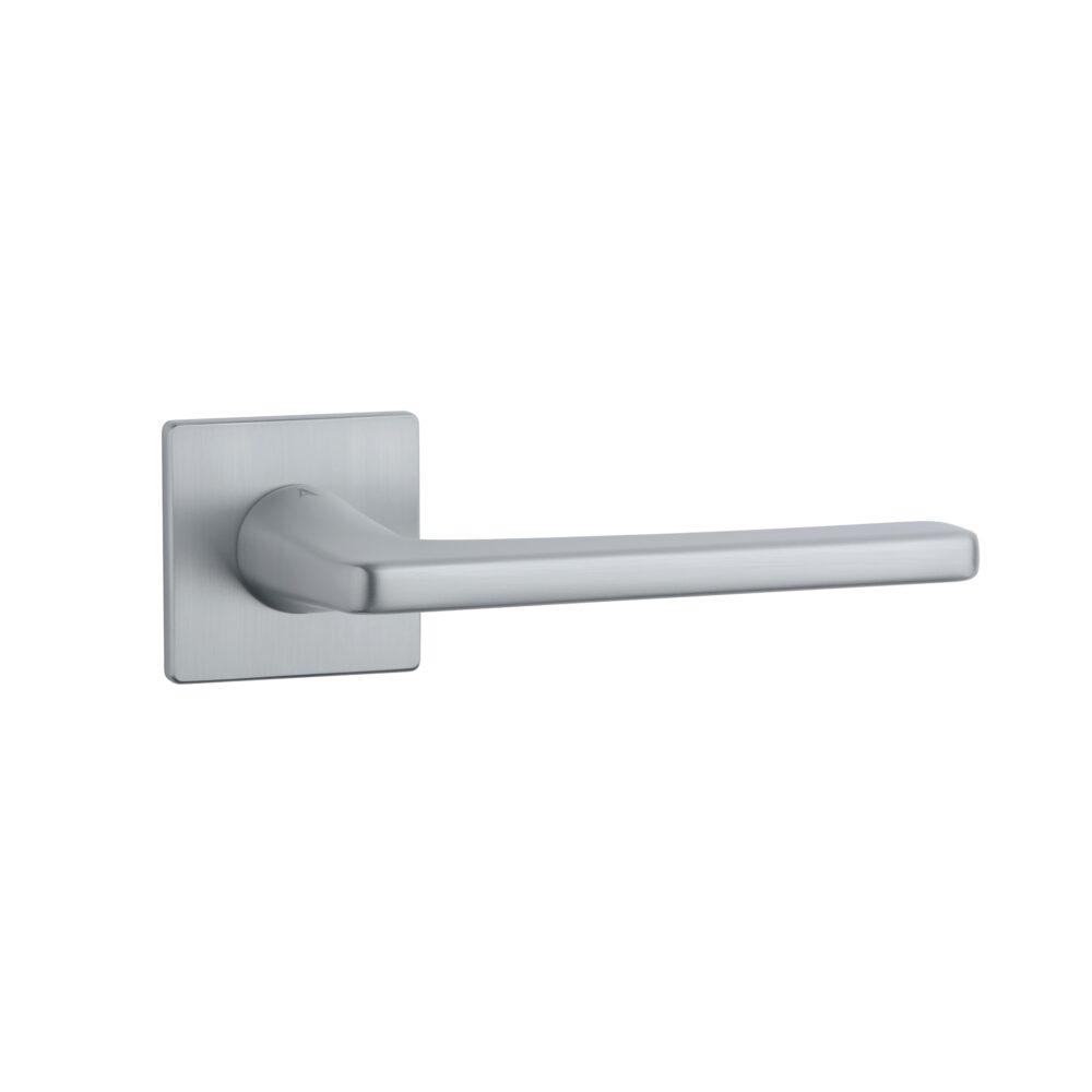 Klamka Aprile Setia na rozecie kwadratowej Q Super Slim 5 mm, chrom satynowy