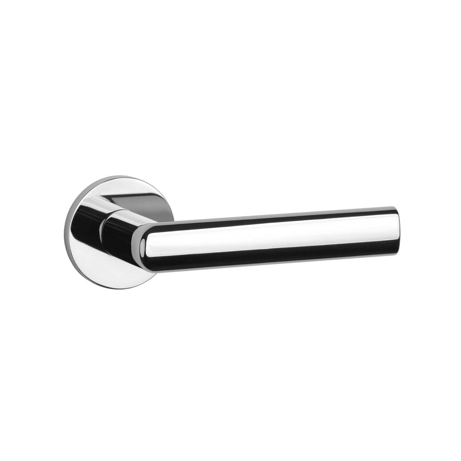 Klamka Aprile Silena na rozecie okrągłej R Slim 7 mm, chrom polerowany
