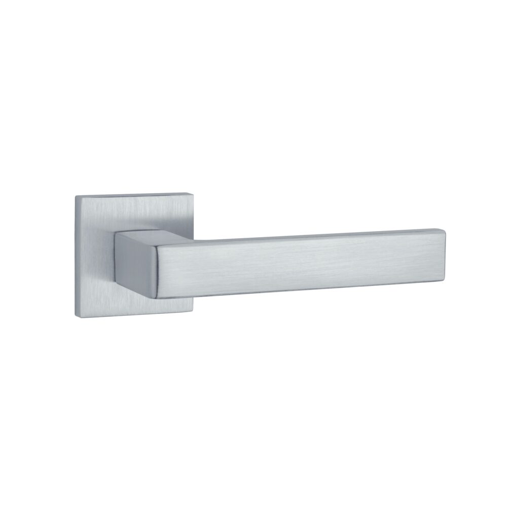 Klamka Aprile Sulla na rozecie kwadratowej Q Slim 7 mm, chrom satynowy