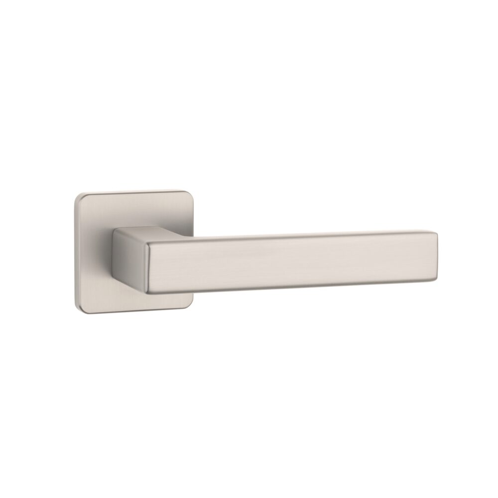 Klamka Aprile Tilia na rozecie kwadratowej Soft Square QS 7 mm, nikiel