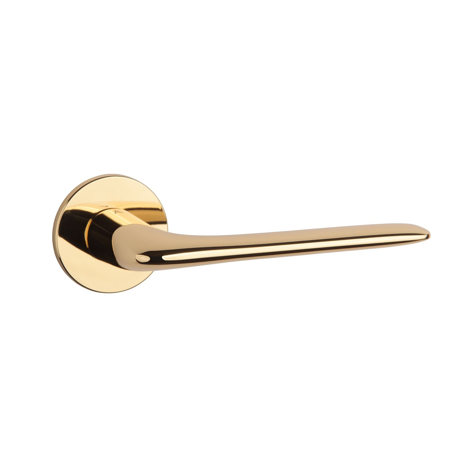 klamka-aprile-viola-na-rozecie-okraglej-r-super-slim-5-mm-zloty-polerowany-183b78 Klamka Aprile Viola na rozecie okrągłej R Super Slim 5 mm, złoty polerowany