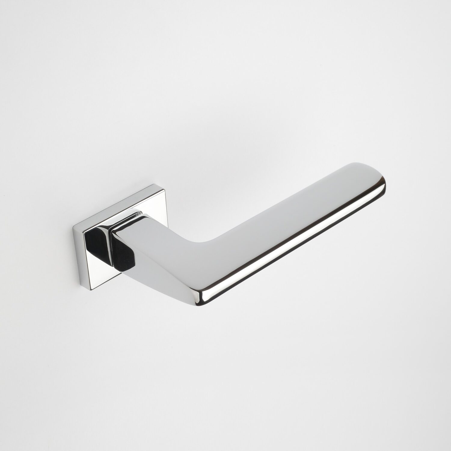 Klamka Aprile Yuka na rozecie prostokątnej RT Slim 7 mm, chrom polerowany