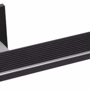 Klamka Carrera KCRA B00/M700 na szyldzie kwadratowym czarny/chrom-mat