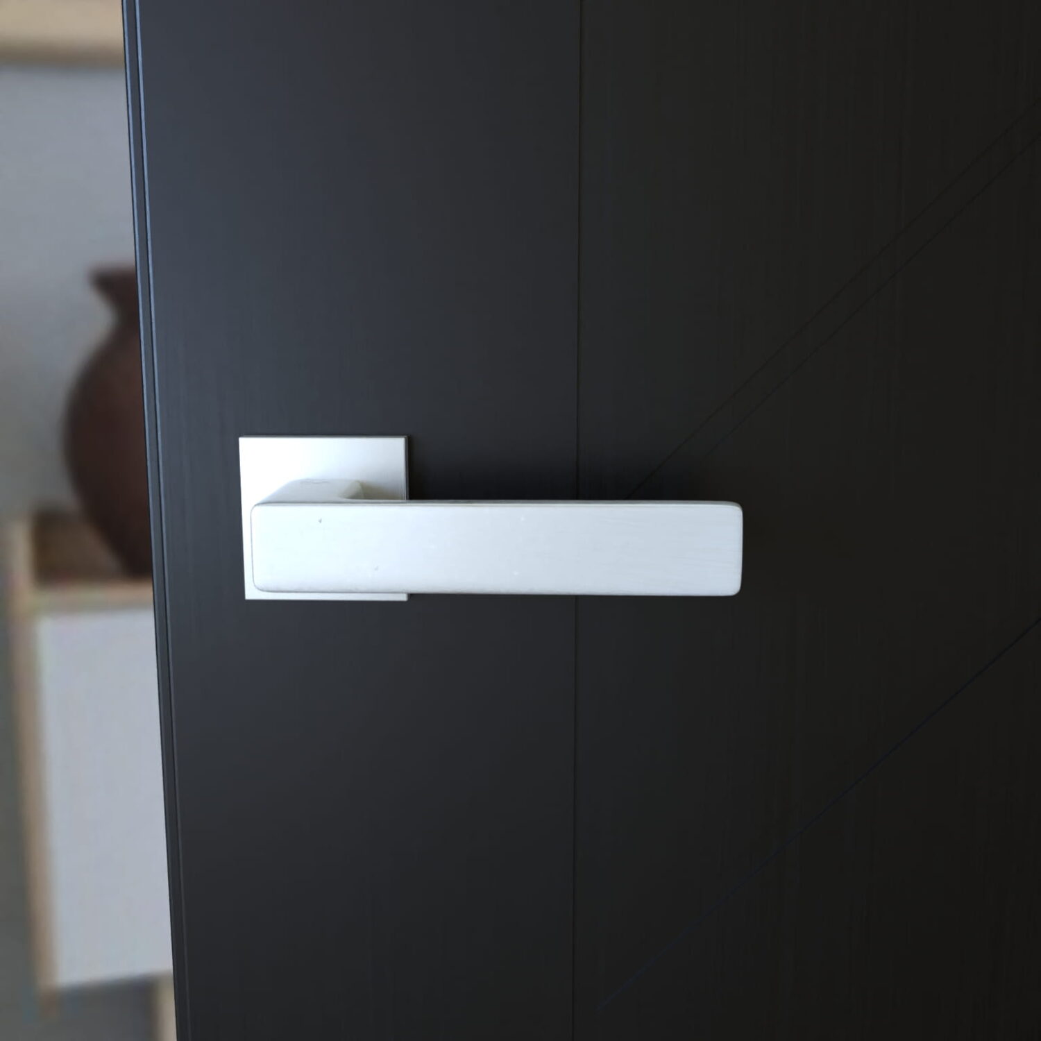 Klamka Cavo Fit KVO M700 na rozecie kwadratowej chrom-mat