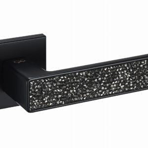 Klamka Concept Fit KCF B00/glamour na rozecie kwadratowej czarny/glamour