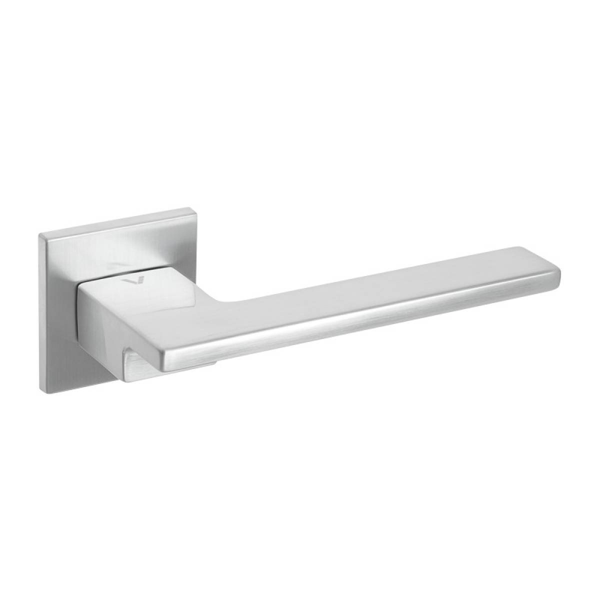 Klamka Cosmo Fit na rozecie kwadratowej R67F chrom-satyna