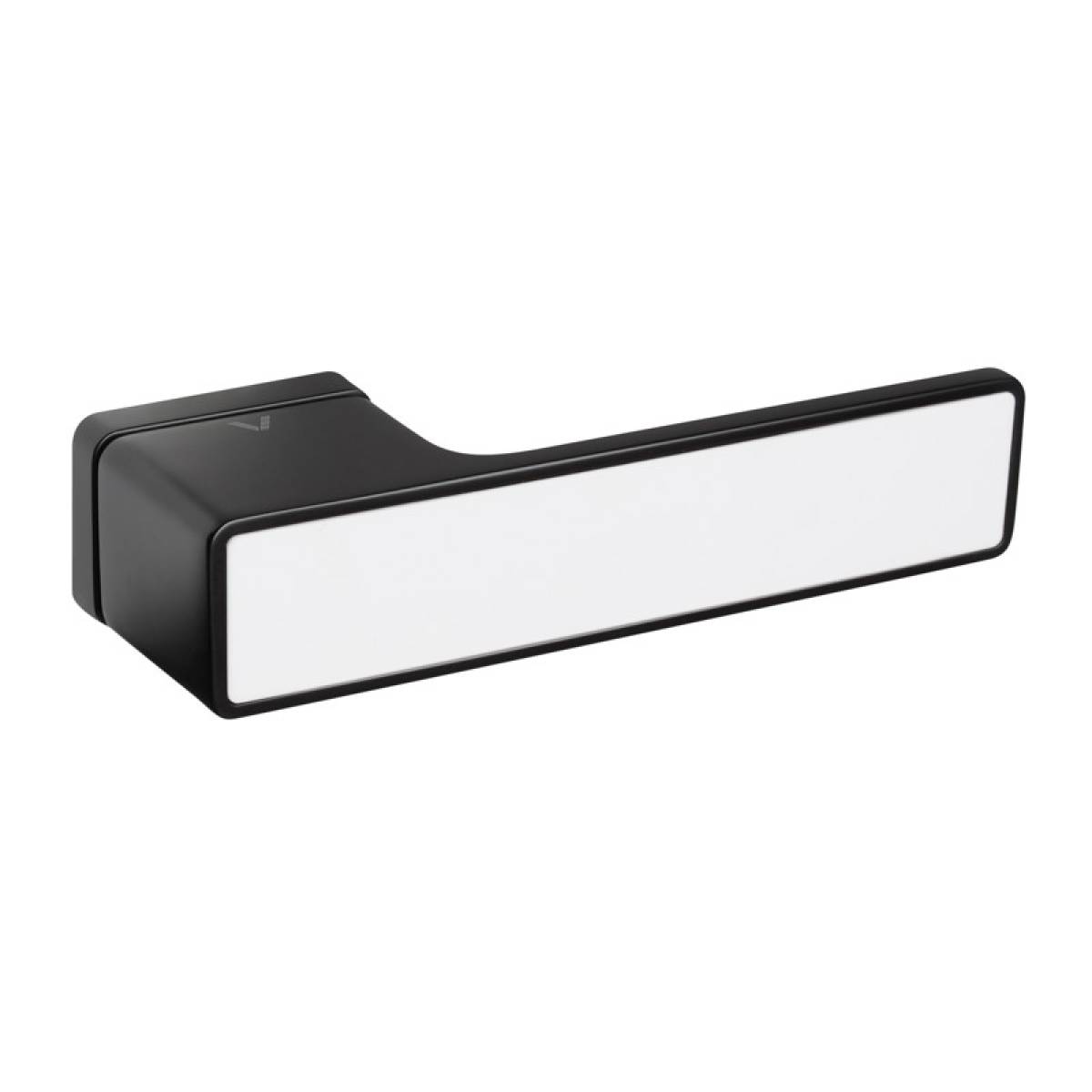 Klamka Cube Insert na rozecie prostokątnej R71 czarny