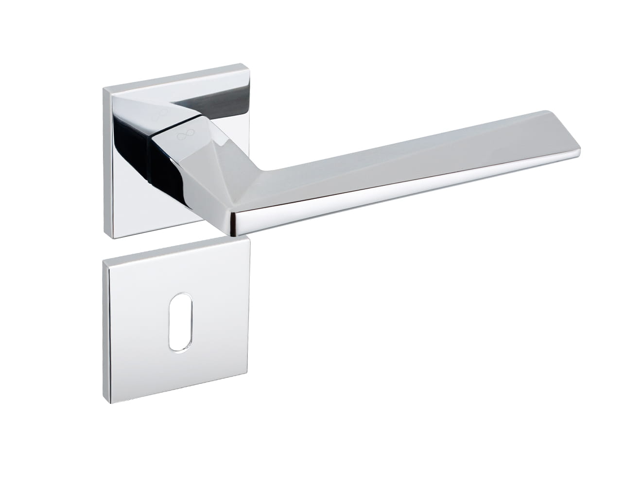 Klamka Diamond Fit KDF 700 na rozecie kwadratowej chrom