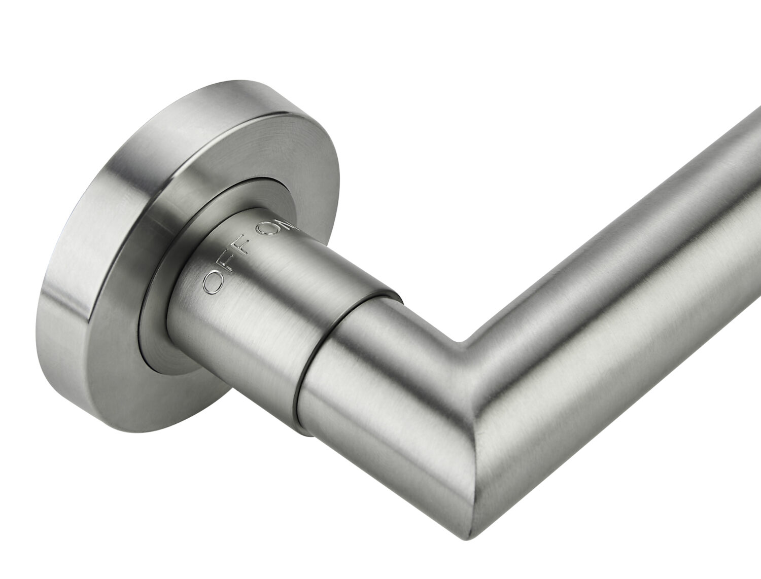 Klamka Duo RING KDU O 500 na rozecie okrągłej INOX