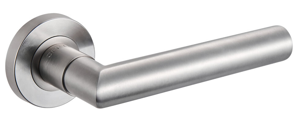 Klamka Duo RING KDU O 500 na rozecie okrągłej INOX