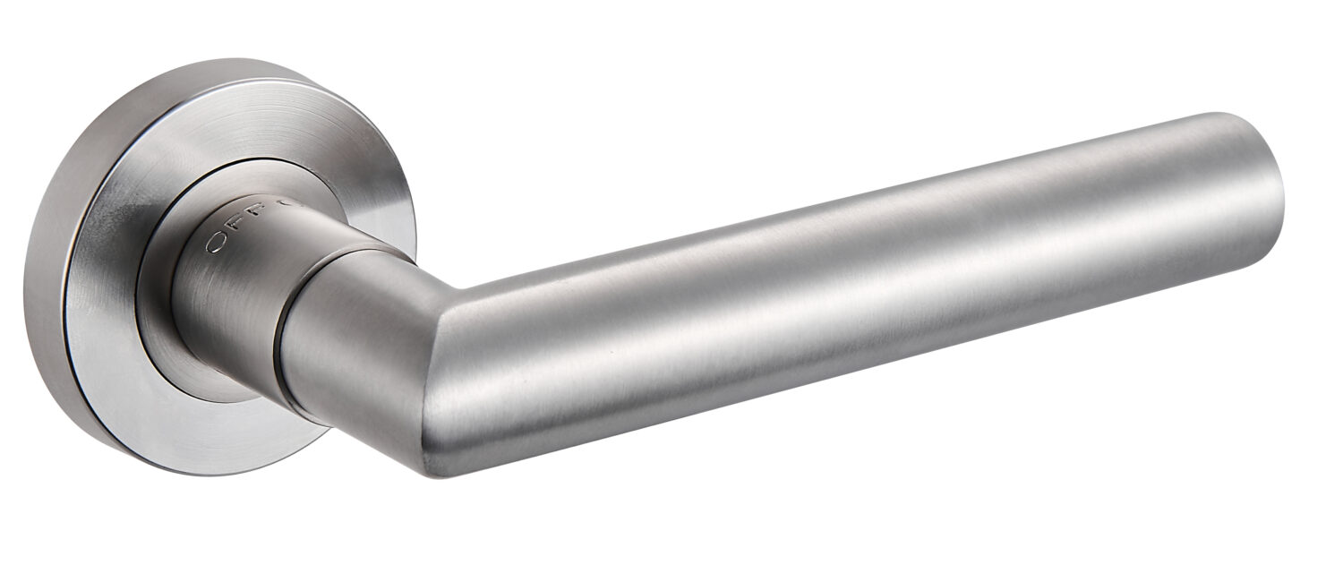 Klamka Duo RING KDU O 500 na rozecie okrągłej INOX