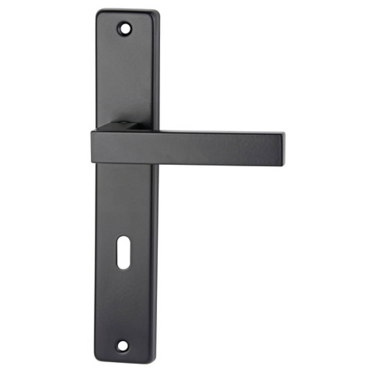Klamka ECONO-Q na szyldzie 72mm czarny malowany klucz