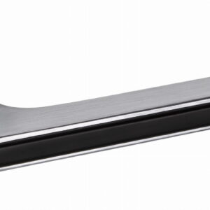 Klamka Ferrara KFRA S M700/B00 na szyldzie kwadratowym chrom-mat/czarny