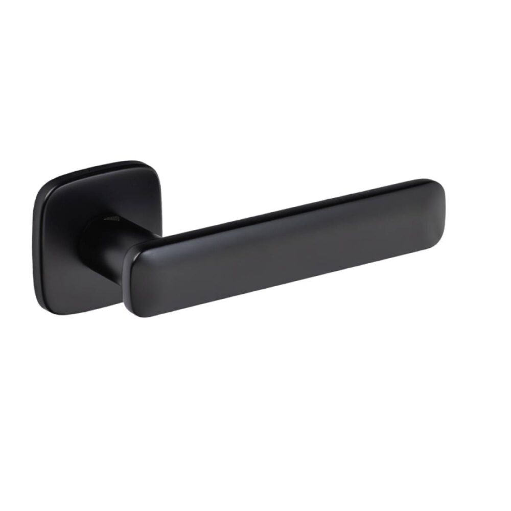 klamka-forma-52083 Klamka Forma na rozecie kwadratowej zaoblonej R82F czarny