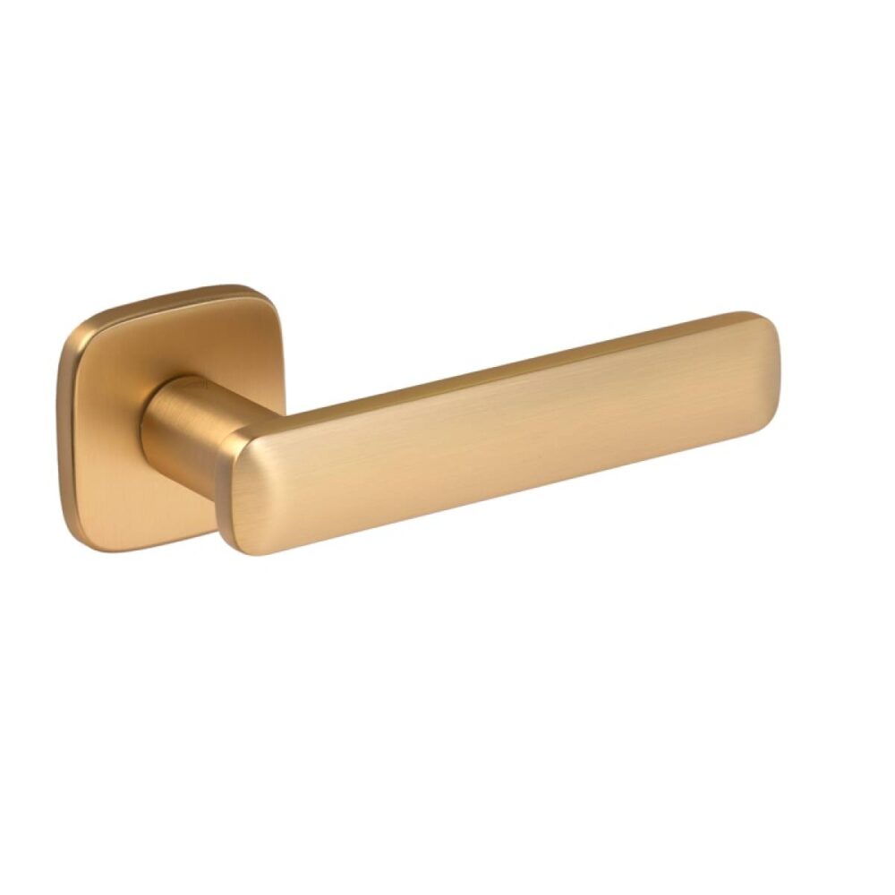 klamka-forma-52085 Klamka Forma na rozecie kwadratowej zaoblonej R82F złoty-satyna