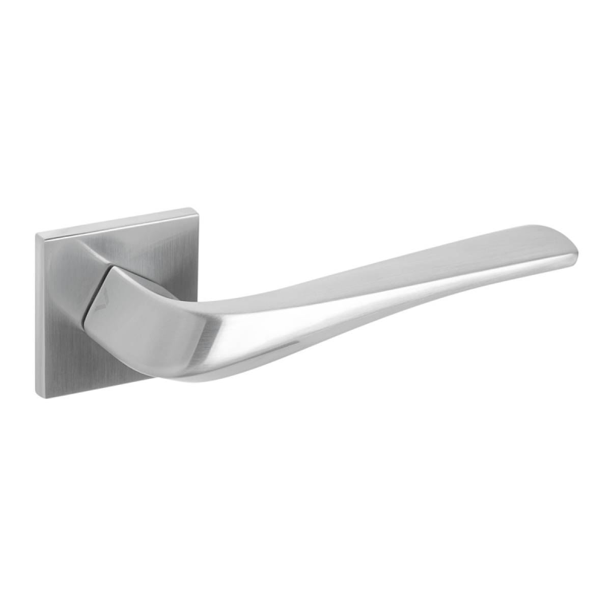 Klamka Heavy Fit na rozecie kwadratowej R67F chrom-satyna