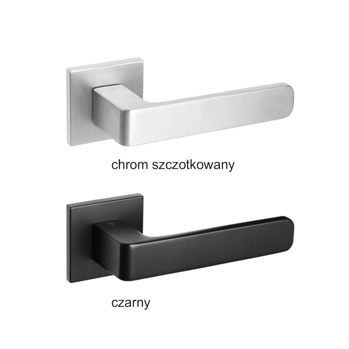 Klamka Hugo Fit na rozecie kwadratowej R67F chrom szczotkowany