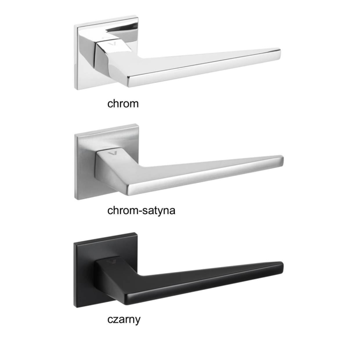 Klamka Lima Fit na rozecie kwadratowej R67F chrom-satyna