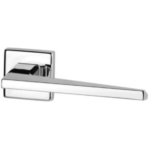 Klamka LimaQ na rozecie kwadratowej R65 chrom