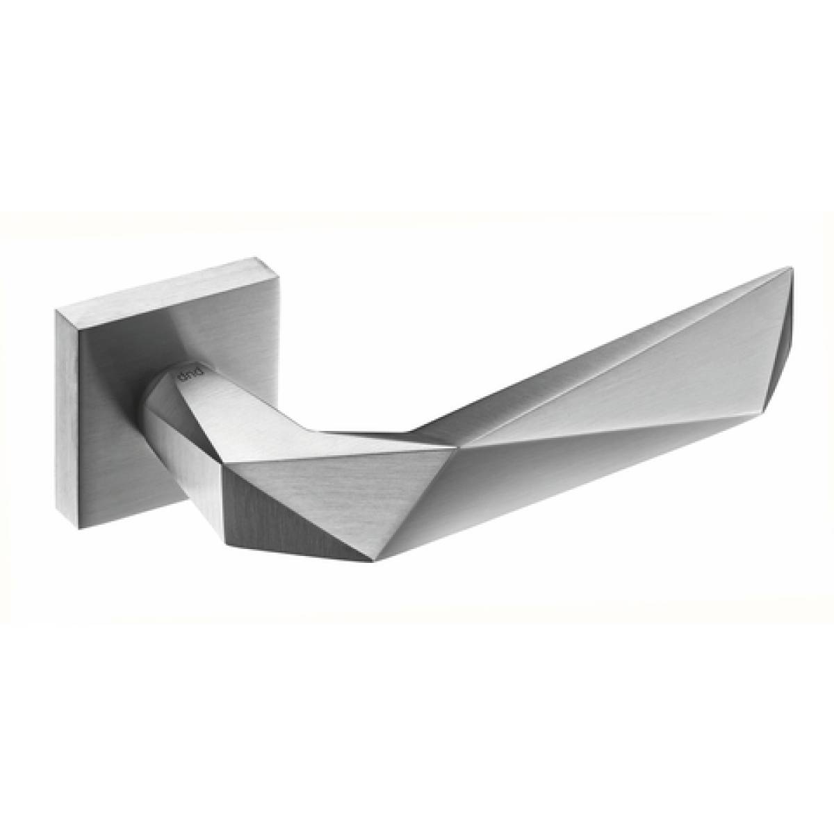 Klamka Luxury na rozecie kwadratowej R36 chrom-satyna