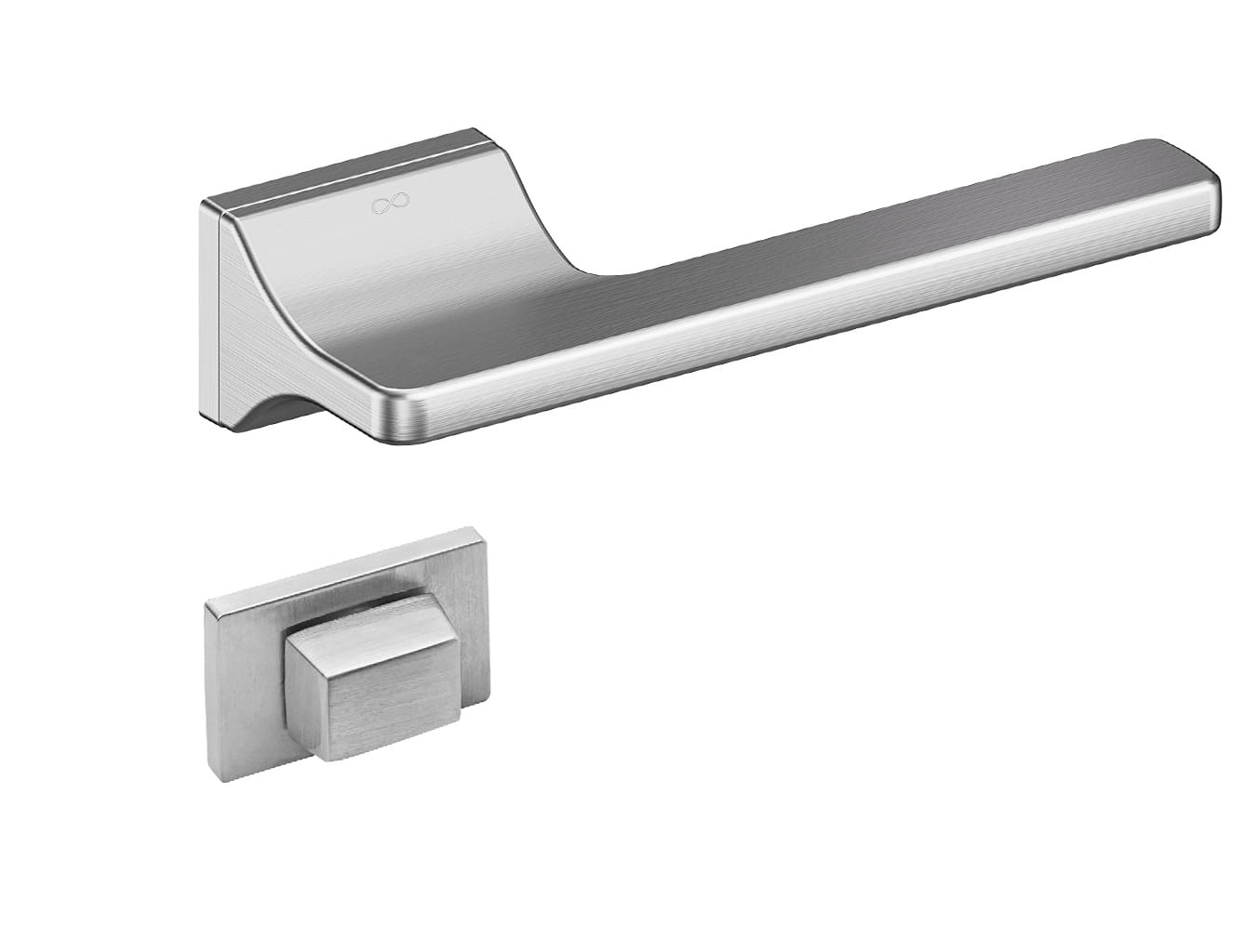 Klamka Monza KMOZ M700 na szyldzie RRT chrom-mat