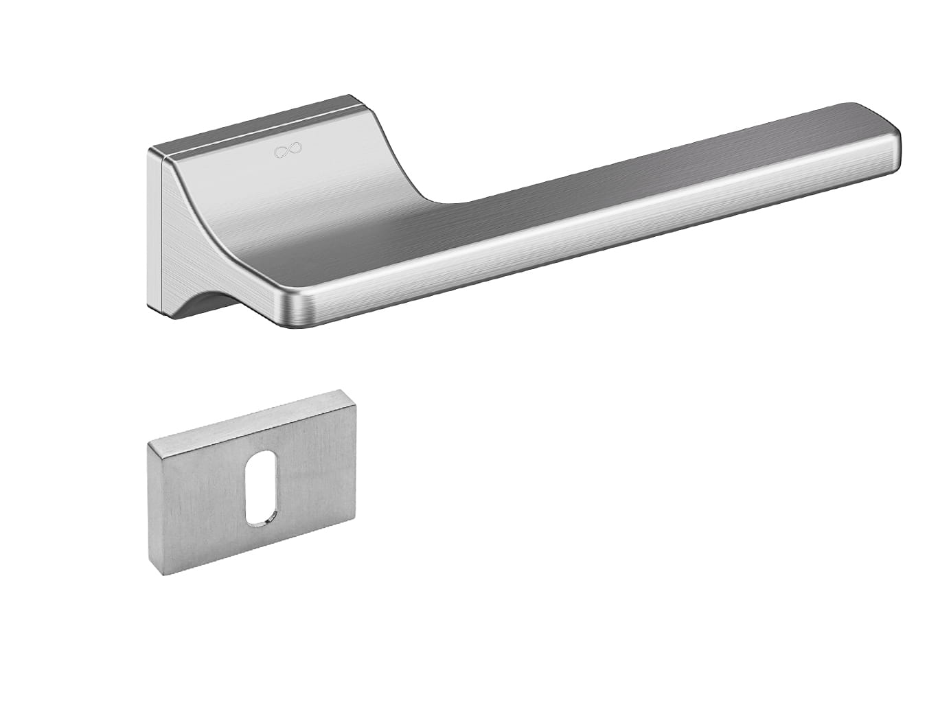 Klamka Monza KMOZ M700 na szyldzie RRT chrom-mat