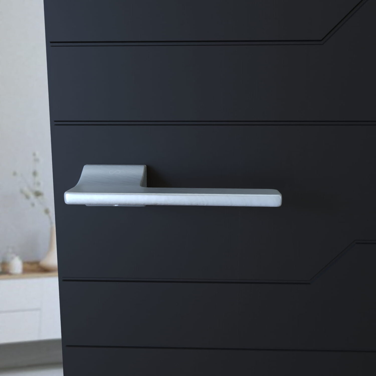 Klamka Monza KMOZ M700 na szyldzie RRT chrom-mat