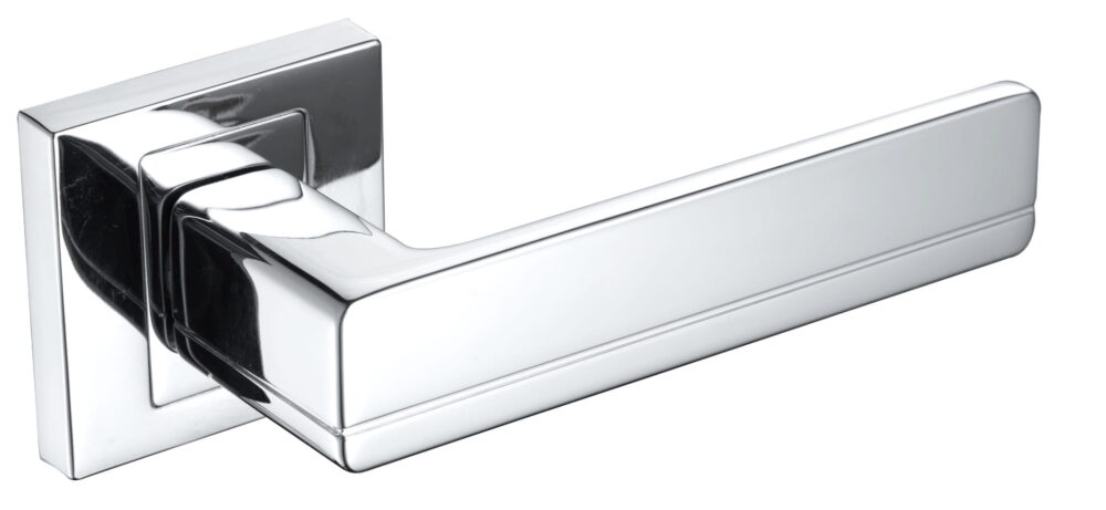 Klamka Platon KPL 700 na rozecie kwadratowej chrom