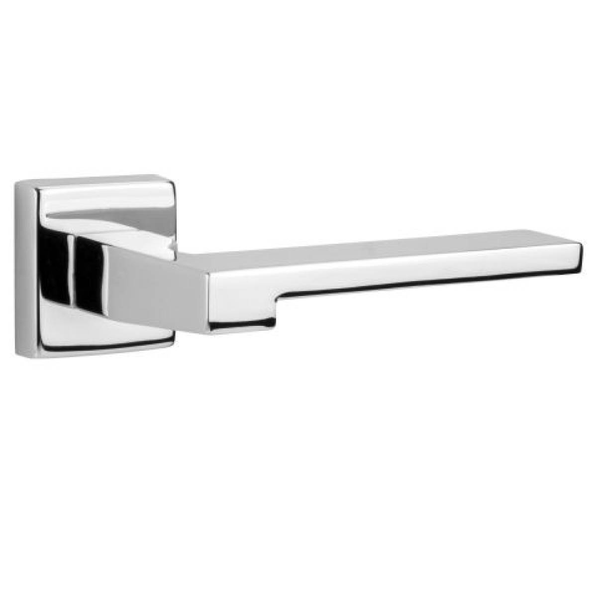 Klamka PrismaQ na rozecie kwadratowej R65 chrom