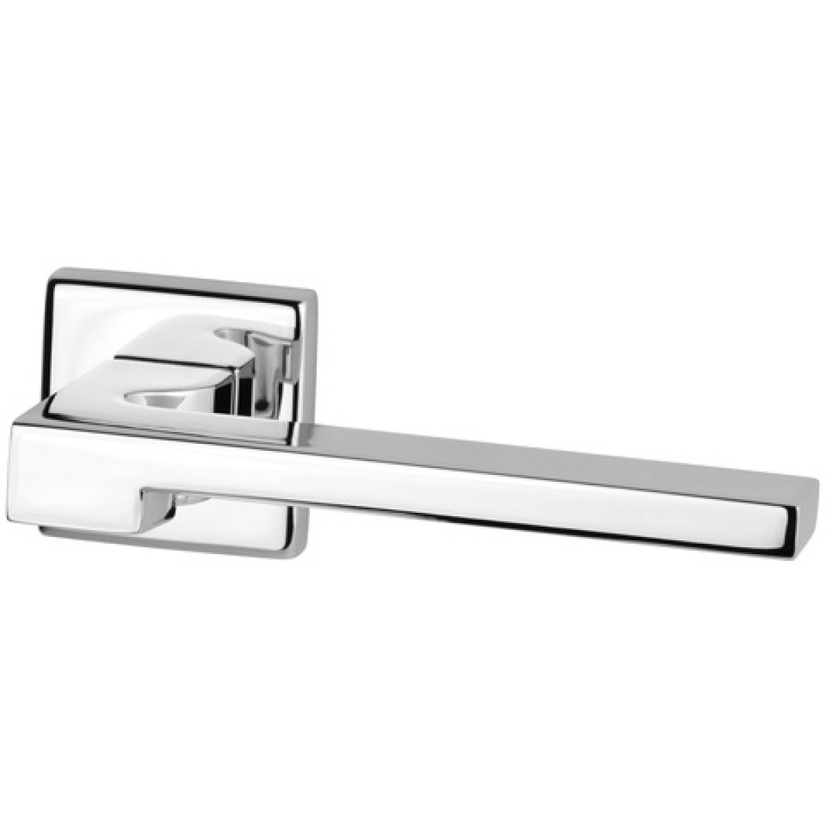 Klamka PrismaQ na rozecie kwadratowej R65 chrom