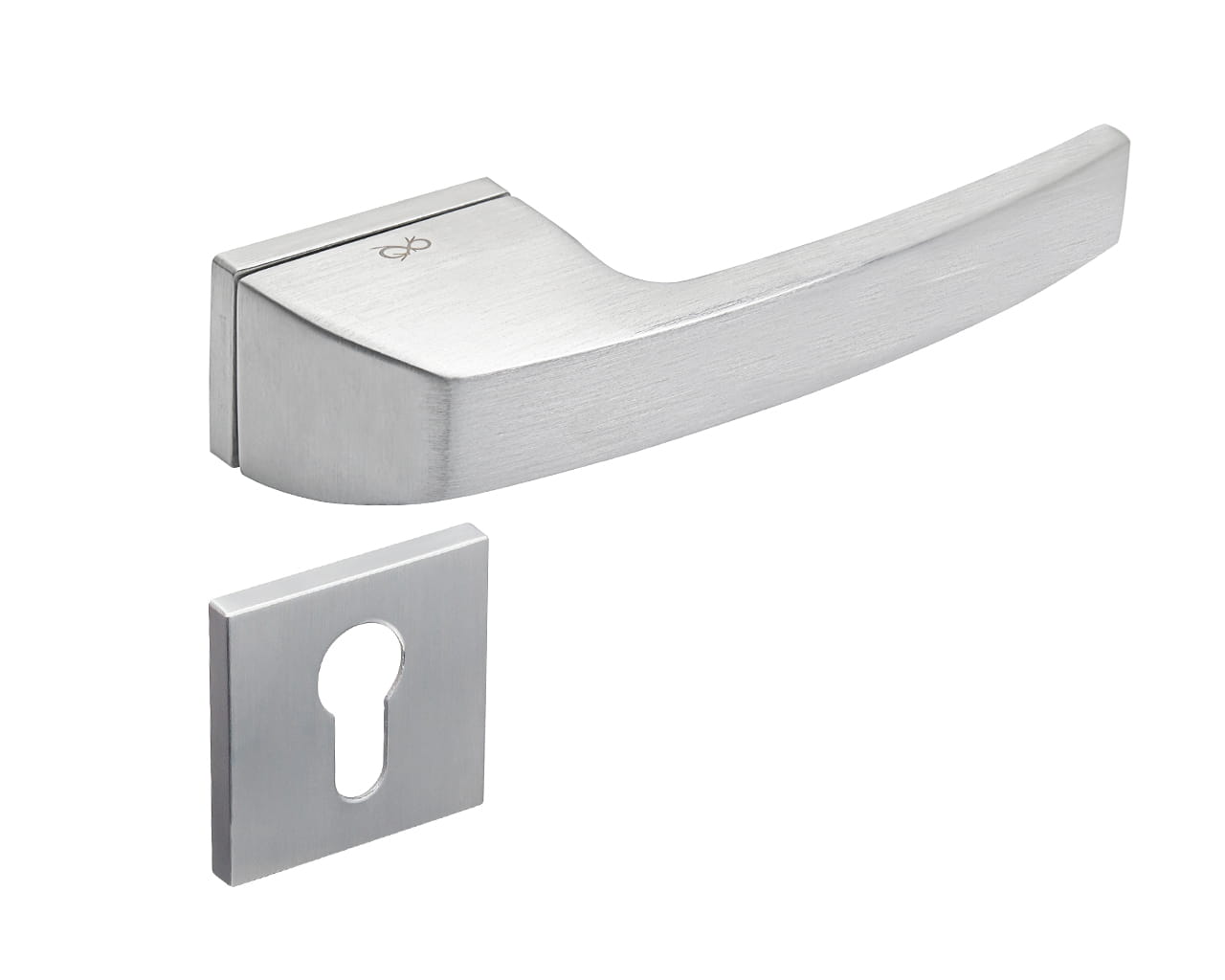 Klamka Spectra KSPC M700 na szyldzie RRT chrom-mat