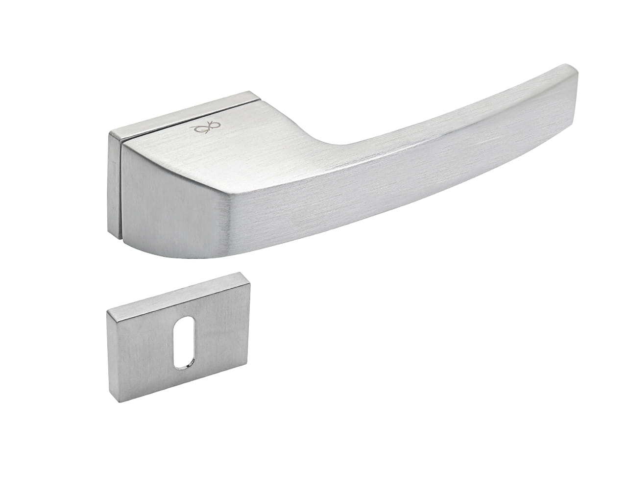 Klamka Spectra KSPC M700 na szyldzie RRT chrom-mat