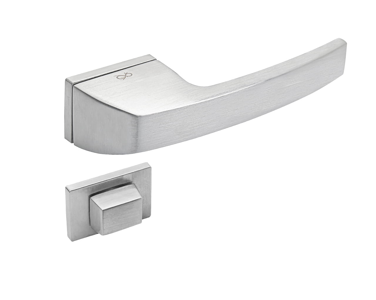Klamka Spectra KSPC M700 na szyldzie RRT chrom-mat