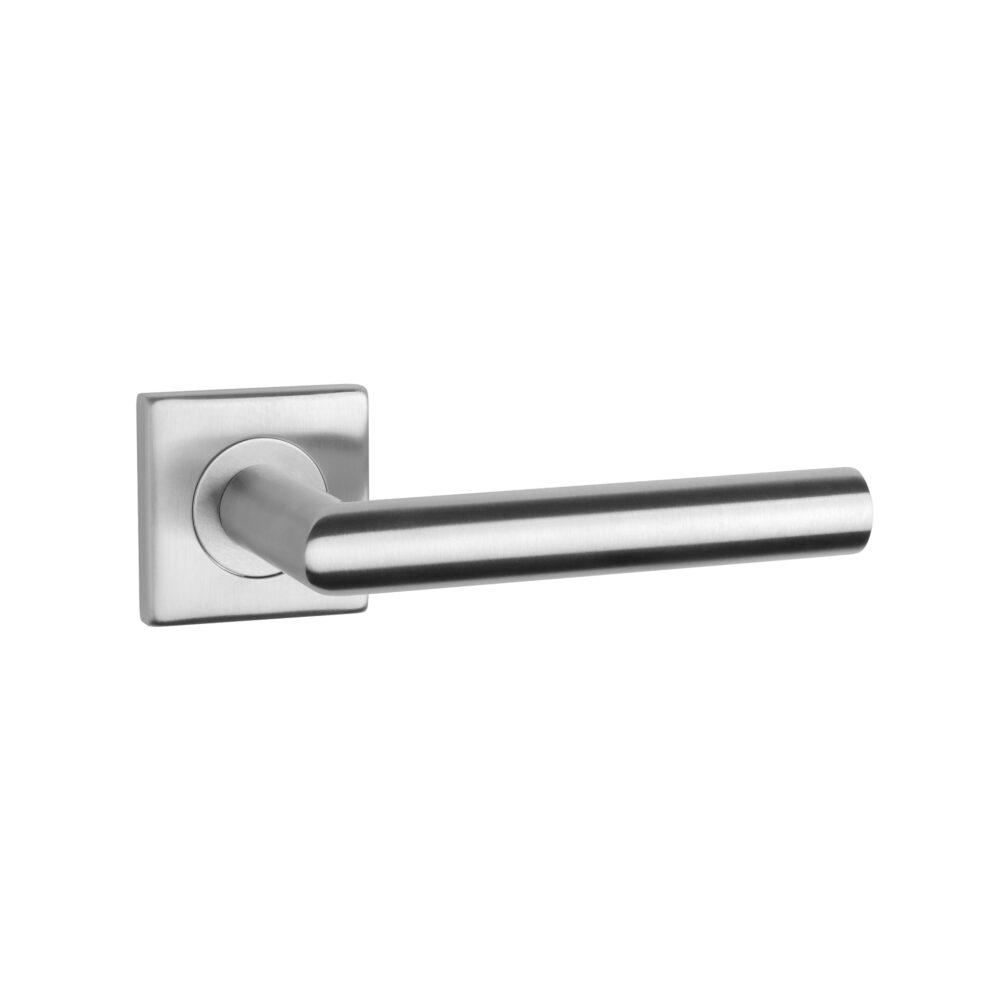 Klamka Sterk Kvadrat 1701 16 na rozecie kwadratowej Q 9 mm, stal nierdzewna
