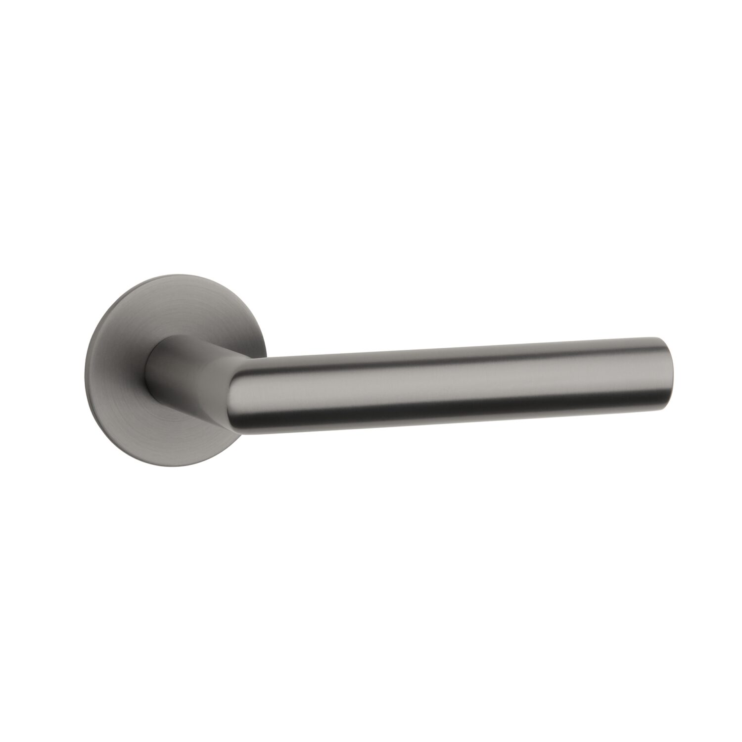 Klamka Sterk Oval 1750 na rozecie okrągłej R Ultra Slim 3 mm, bazaltowy pvd