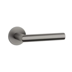 Klamka Sterk Oval 1750 na rozecie okrągłej R Ultra Slim 3 mm, bazaltowy pvd
