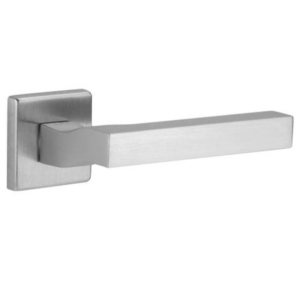 Klamka Stick 02 Vis na rozecie kwadratowej R35V chrom-satyna