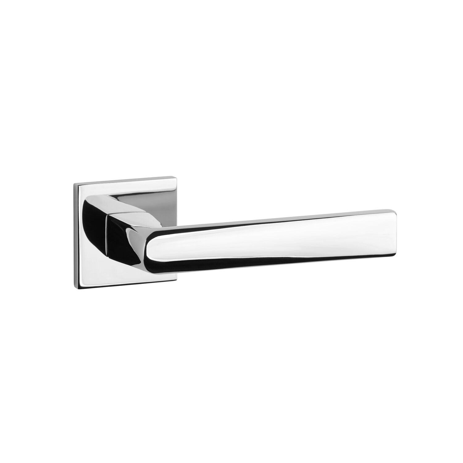 Klamka Stile Adana na rozecie kwadratowej Q Slim 7 mm, chrom polerowany