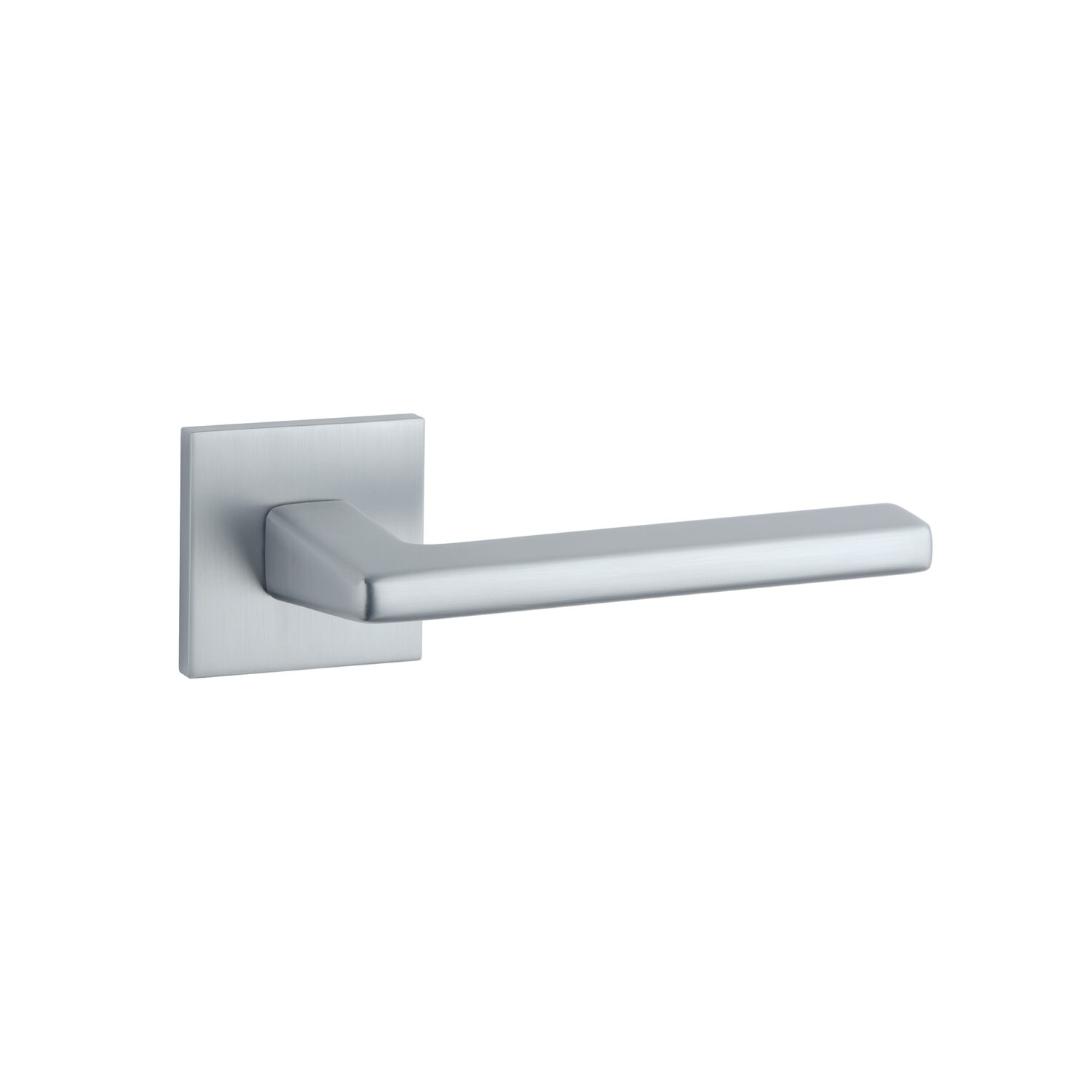 Klamka Stile Arta na rozecie kwadratowej Q Slim 7 mm, chrom satynowy