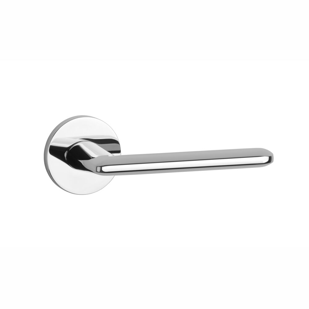 Klamka Stile Ava na rozecie okrągłej R Slim 7 mm, chrom polerowany
