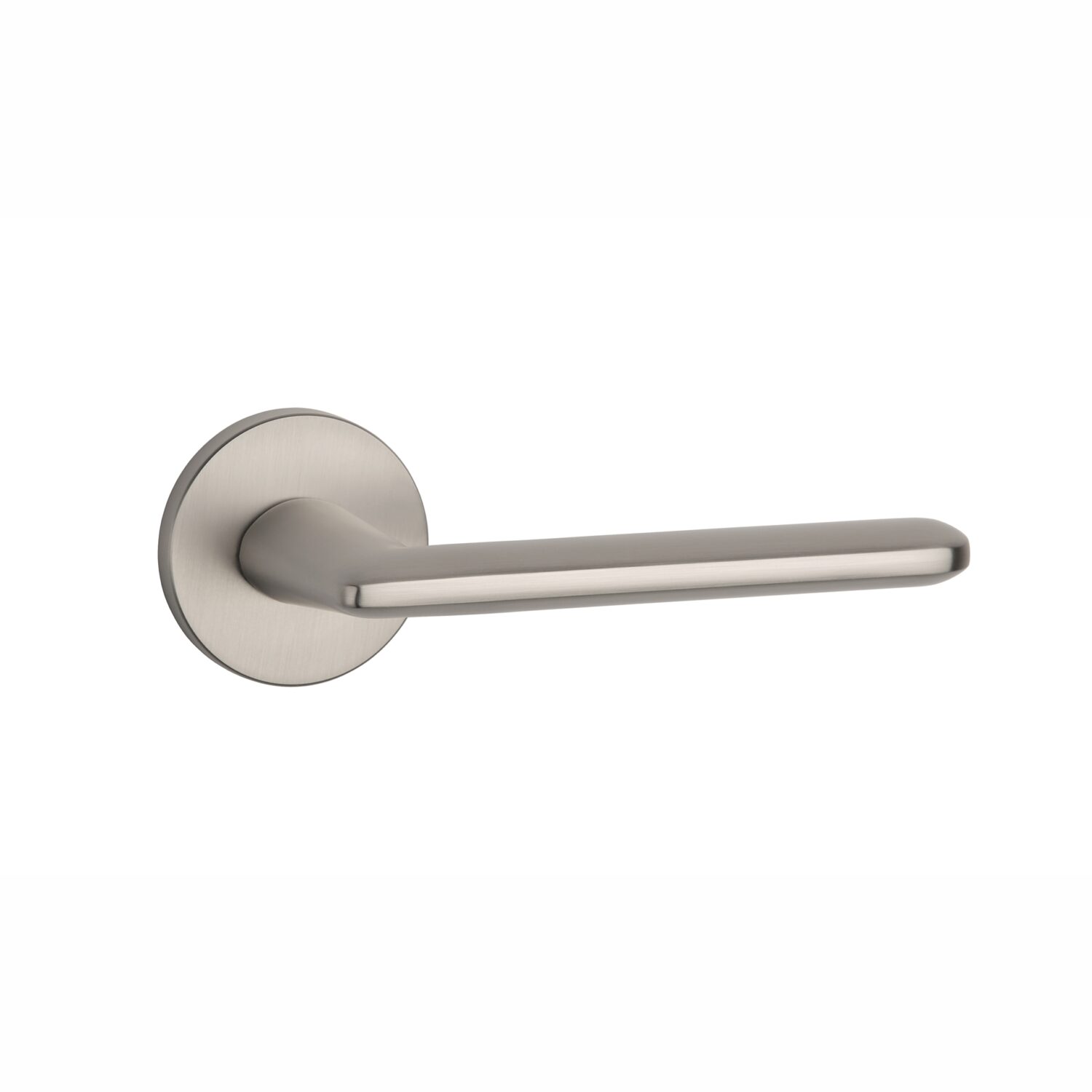 Klamka Stile Ava na rozecie okrągłej R Slim 7 mm, nikiel