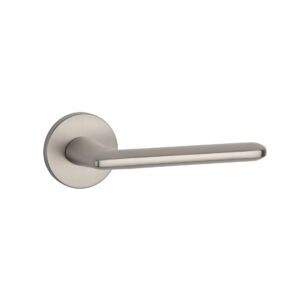 Klamka Stile Ava na rozecie okrągłej R Slim 7 mm, nikiel
