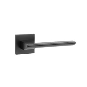 Klamka Stile Bira na rozecie kwadratowej Q Slim 7 mm, czarny matowy