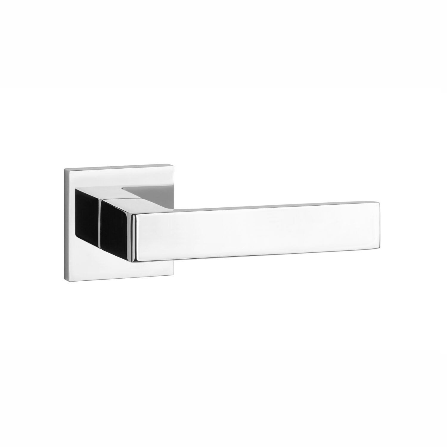 Klamka Stile Hira na rozecie kwadratowej Q Slim 7 mm, chrom polerowany