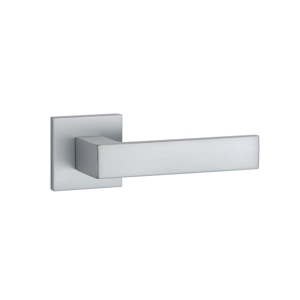 Klamka Stile Hira na rozecie kwadratowej Q Slim 7 mm, chrom satynowy