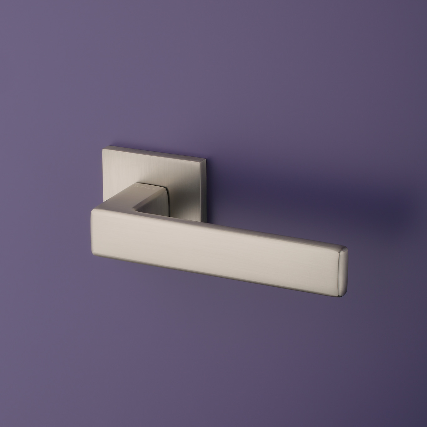 Klamka Stile Miia na rozecie kwadratowej Q Slim 7 mm, nikiel