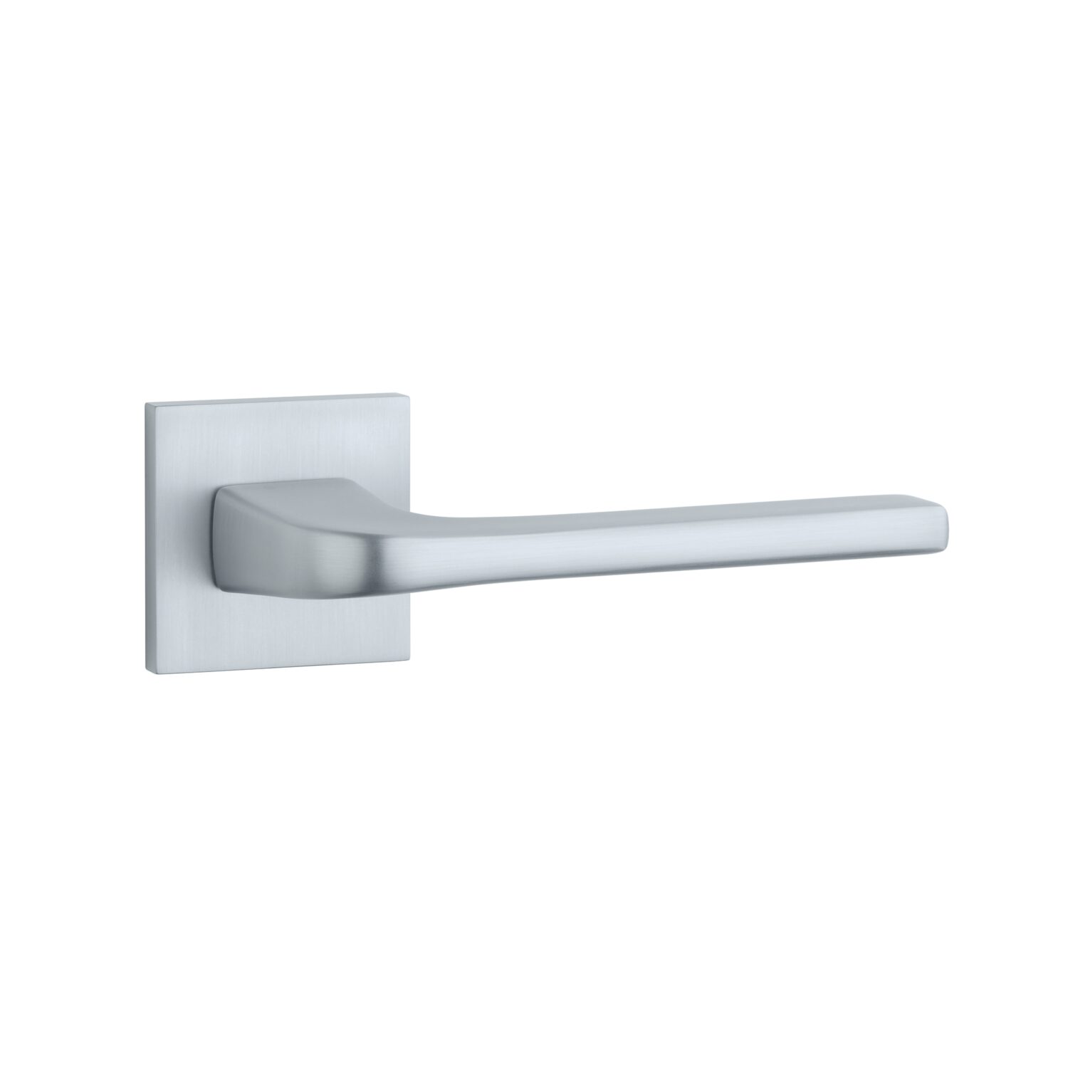 Klamka Stile Naka na rozecie kwadratowej Q Slim 7 mm, chrom satynowy