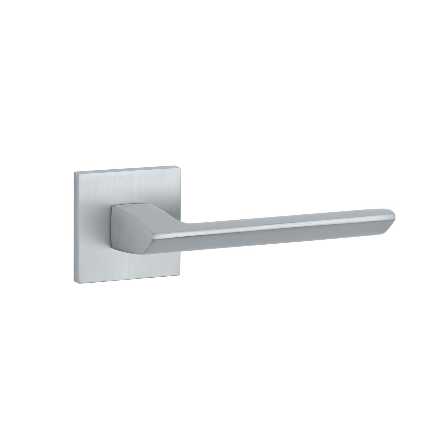 Klamka Stile Oga na rozecie kwadratowej Q Slim 7 mm, chrom satynowy