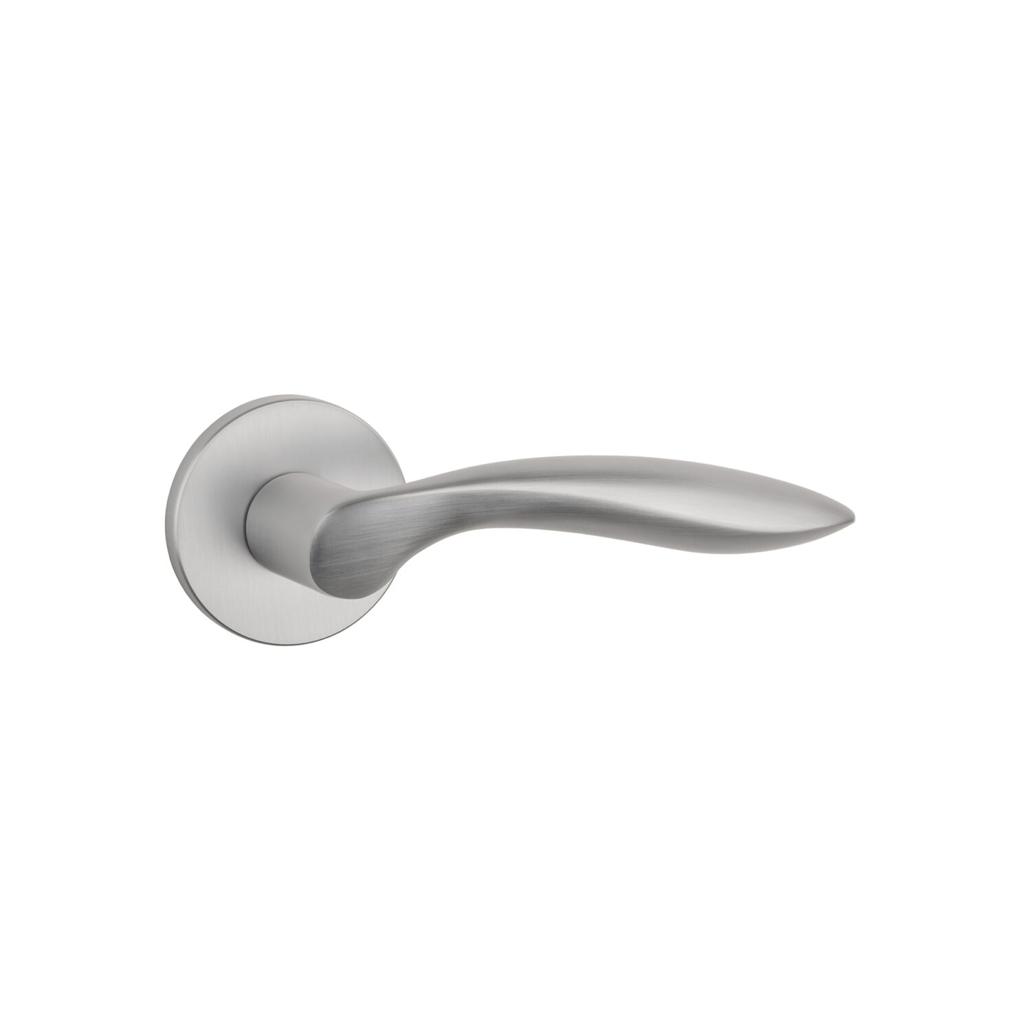 Klamka Stile Pulia na rozecie okrągłej R Slim 7 mm, chrom satynowy