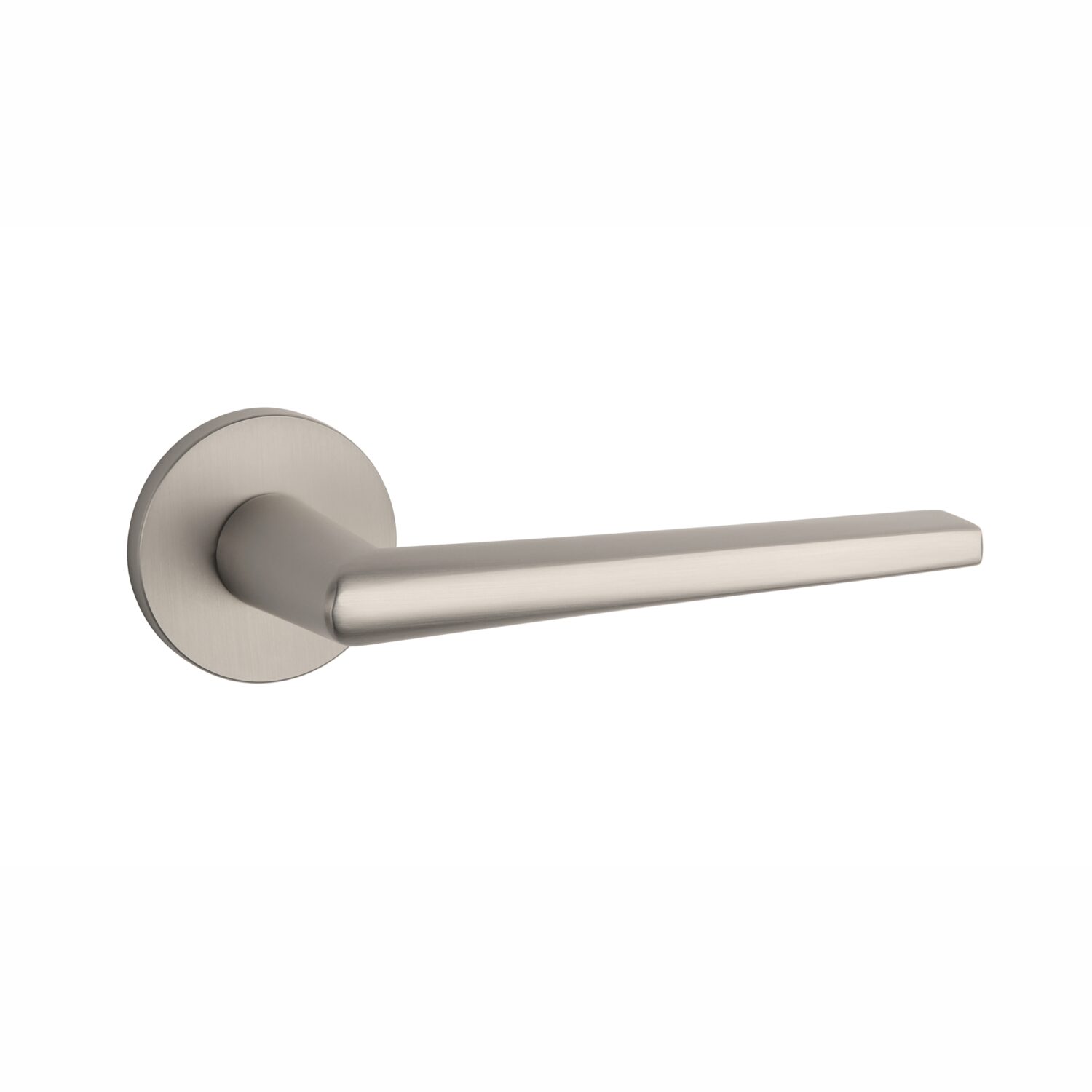 Klamka Stile Salta na rozecie okrągłej R Slim 7 mm, nikiel